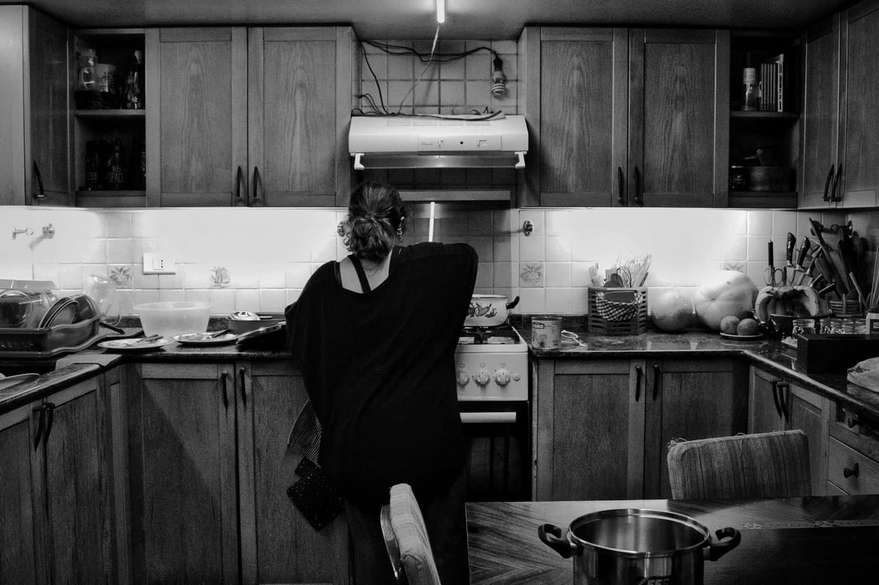 Baking by hand in a home kitchen