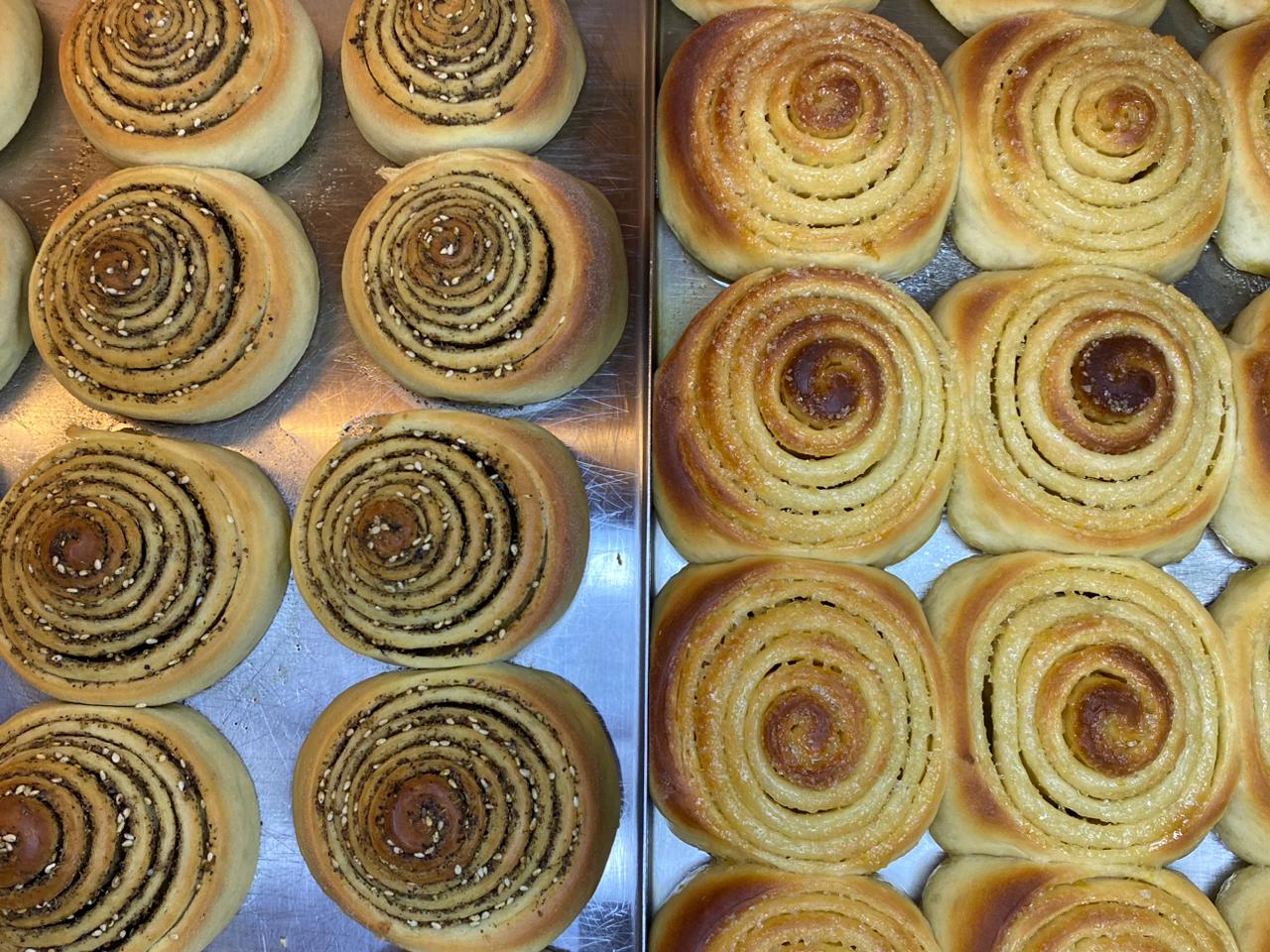 Zaatar and lemon rolls