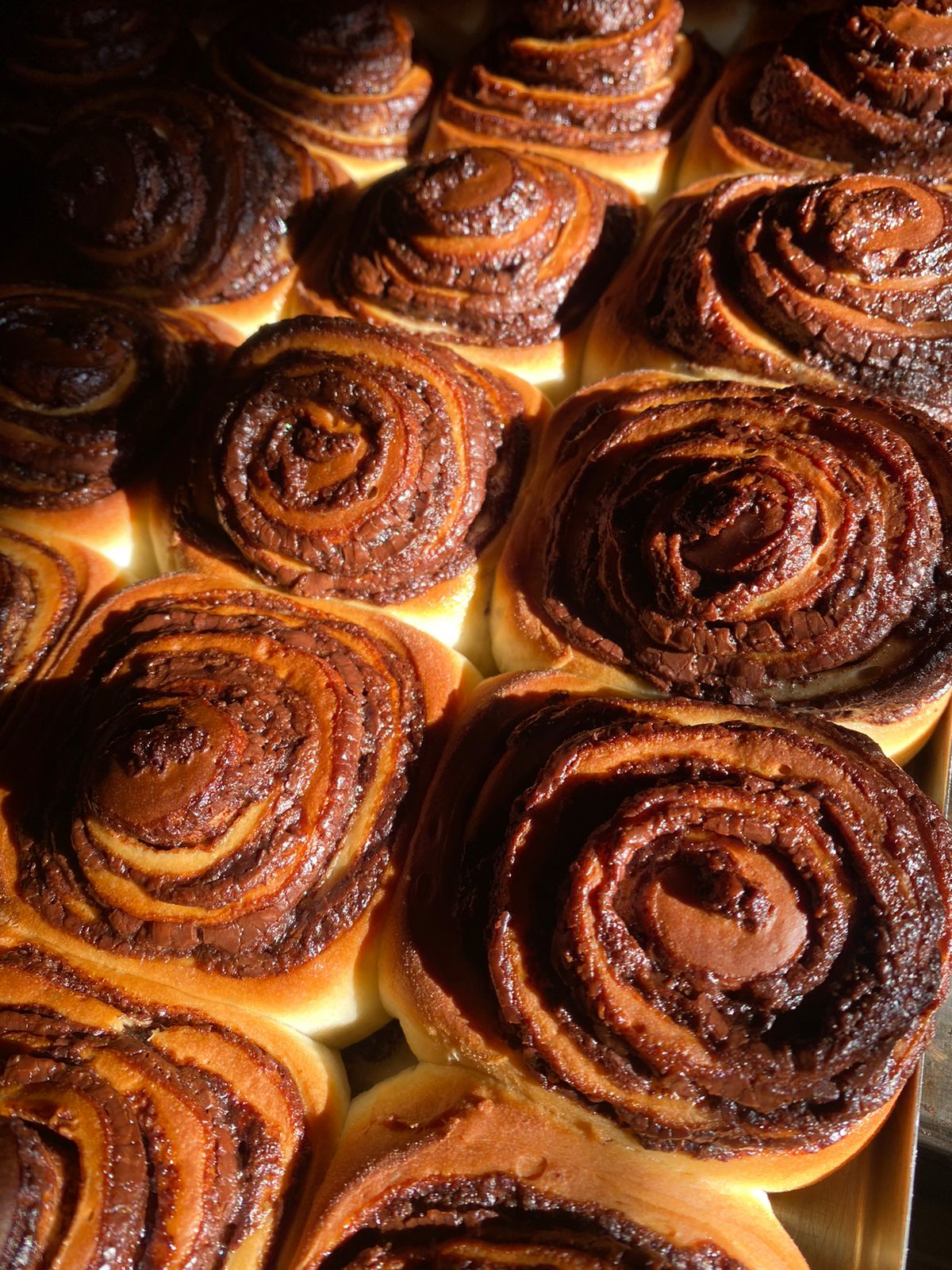Chocolate rolls