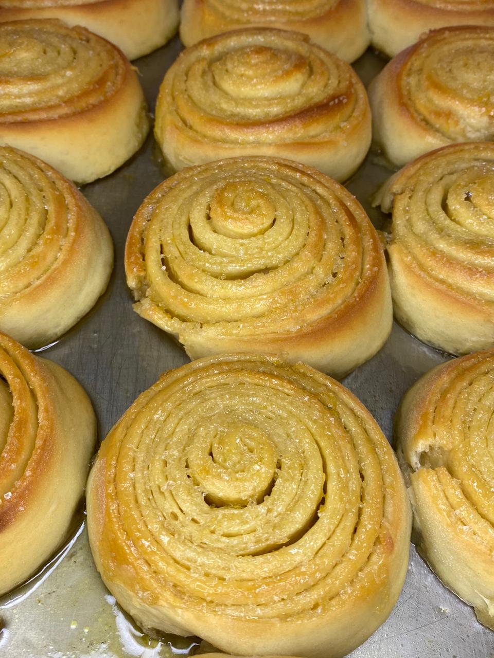 Glazed rolls